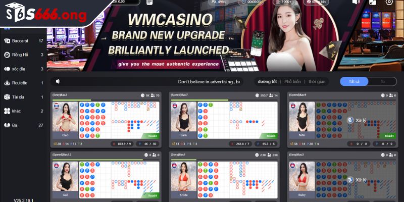 Khái quát sơ lược về sảnh WM Casino S666